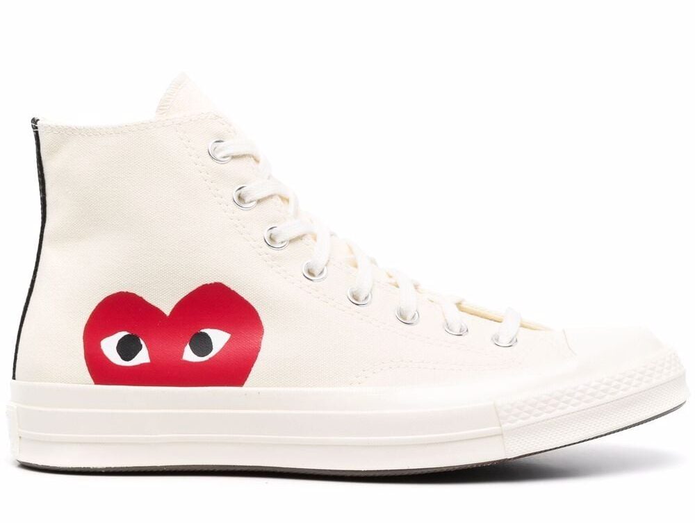 Converse X CDG High Sneakers - White