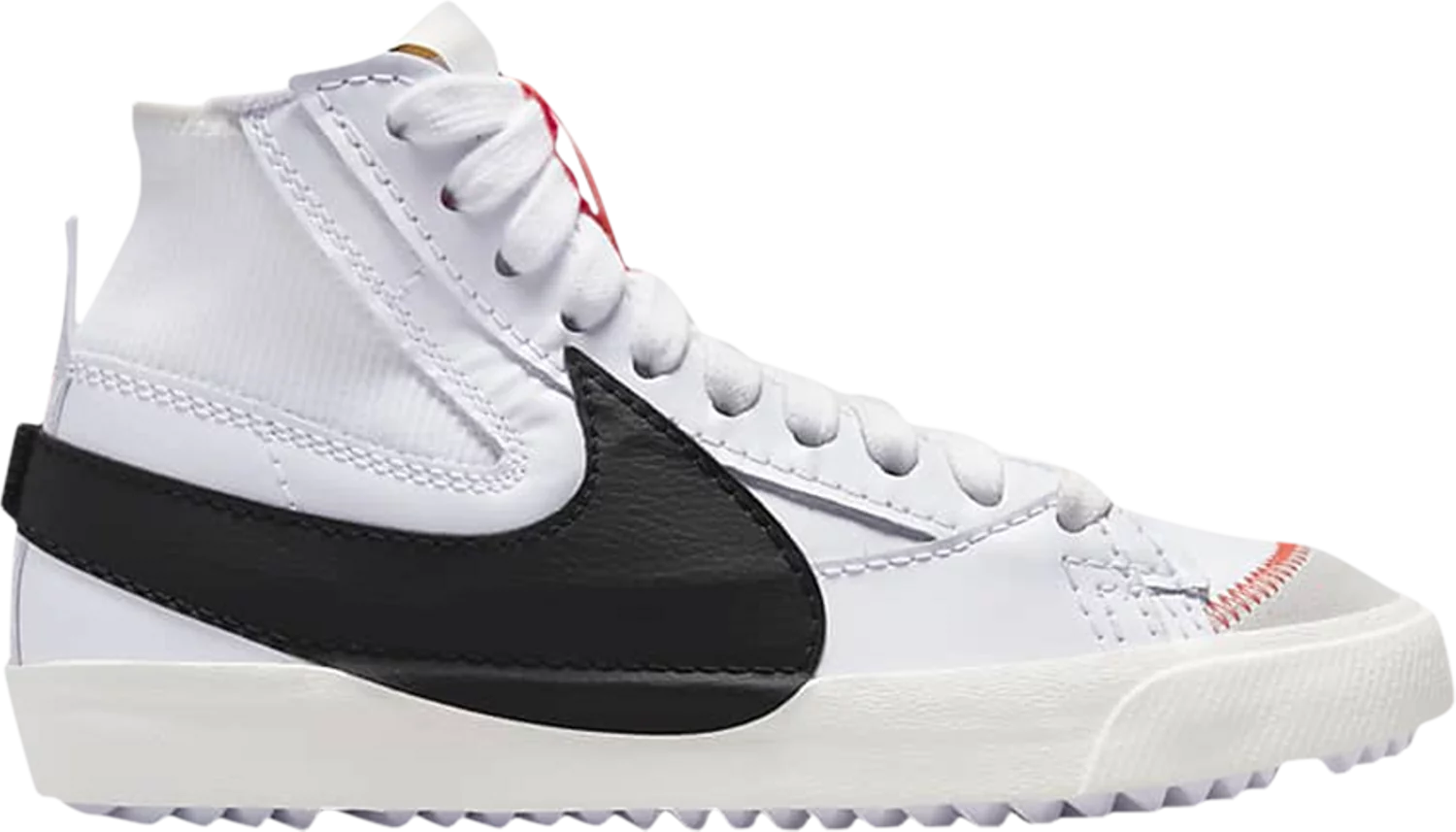 Nike Blazer Mid 77 Jumbo Floral DQ7639-100 White Black Floral Size Mens Size